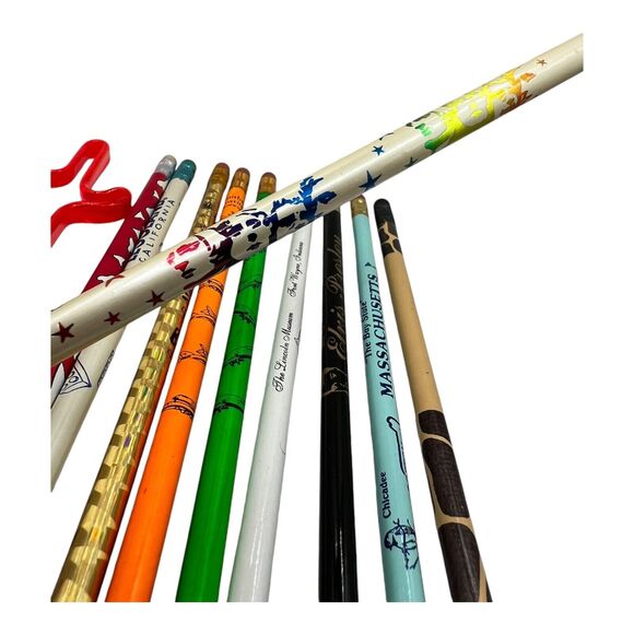 VTG Novelty Tourist Pen Pencil Acrylic Lego Land Elvis Sea World Metallic Lot 11 - Picture 11 of 12